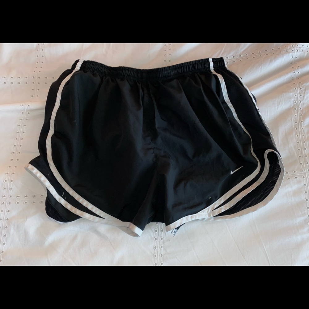 black nike shorts